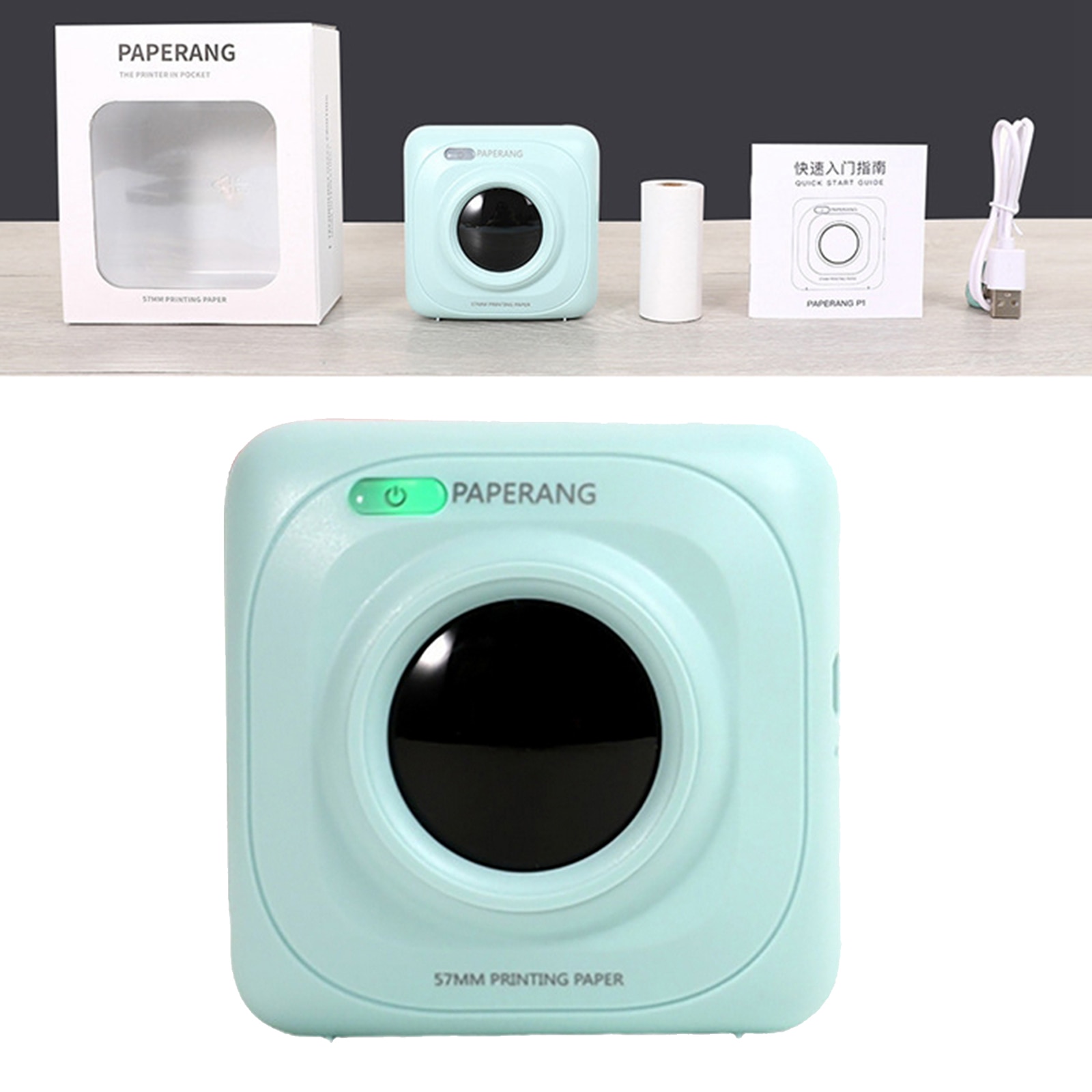 PAPERANG Portable Thermal Printer Photo Picture HD Thermal Label Printer for iOS Android Wireless Connection Bluetooth Printer