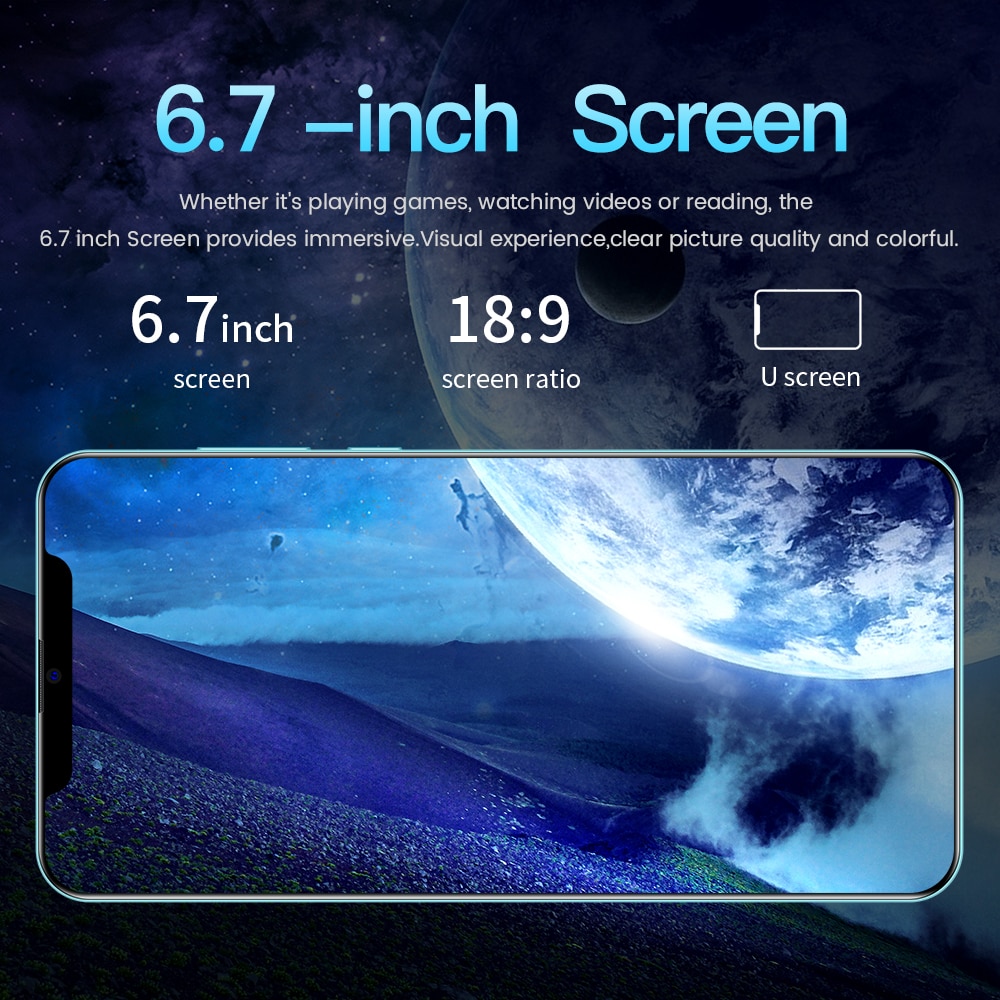 Global Version I12 Pro Max 12GB 512GB Smartphone 5G 6.7 Inch Celular 10 Core 5800mAh Android 10 Cellphone Mobile Phone Unlock 4G