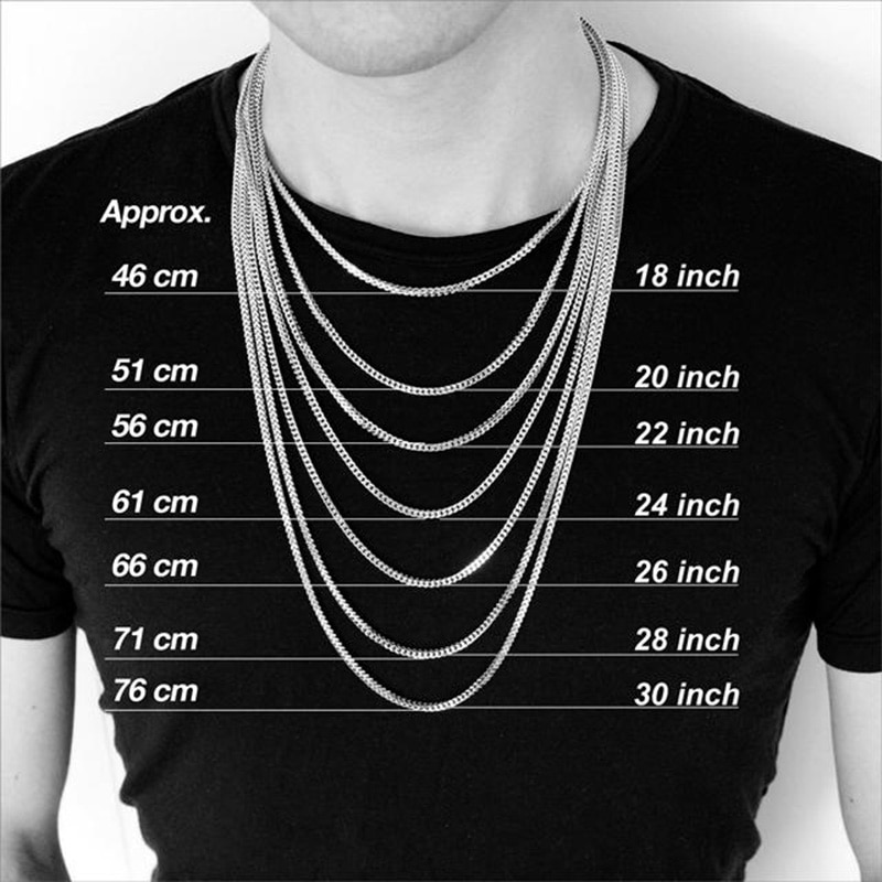 Simple Stainless Steel Unisex Chain Necklace