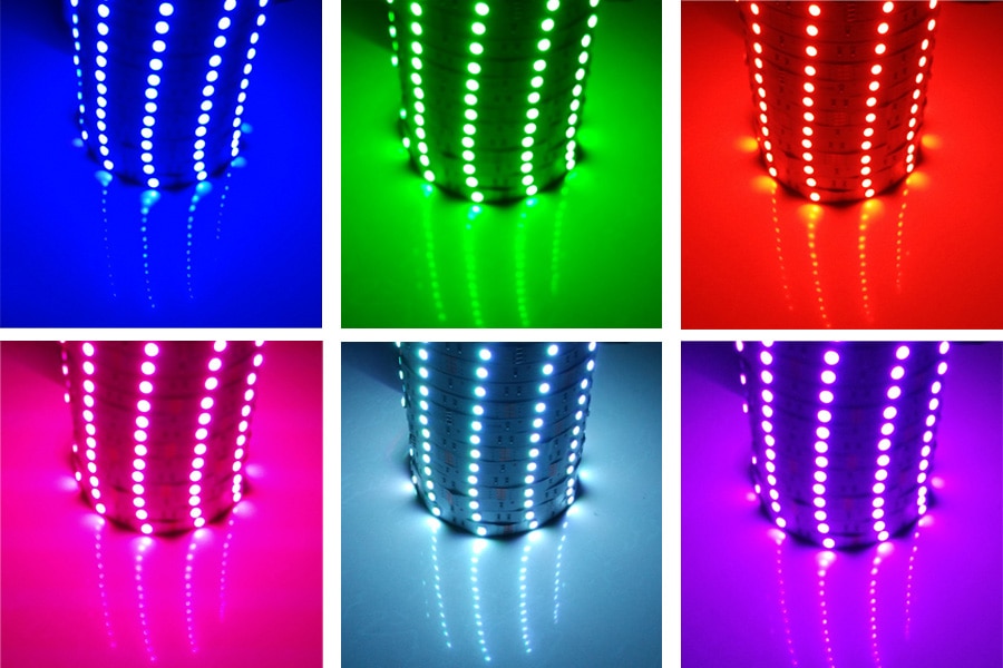 LED Stripes with Remote Control and Adapter